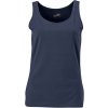 elastické dámské tílko, top bez rukávů modrá námořní