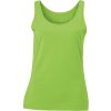 elastické dámské tílko, top bez rukávů zelená