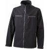 Pánská softshellová bunda v elegantním designu černá