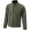 Trendy pánská 3 - vrstvá softshellová bunda olivová