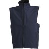 Odolná funkční pánská softshellová vesta modrá námořní