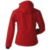 Dámská zimní Softshell bunda (Barva Červená, Velikost oděvů XXL)