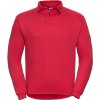 Pánská pracovní mikina s límečkem červená