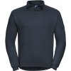 Pánská pracovní mikina s límečkem modrá námořní