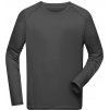 Pánské funkční triko pro sport s dlouhým rukávem z recyklovaného polyesteru titan