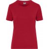 Dámské Bio pracovní tričko s elastanem Solid červená