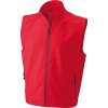 Pánská Softshell vesta (Barva Červená, Velikost oděvů XXL)