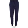 Pohodlné dámské teplákové kalhoty v úzkém střihu modrá námořní