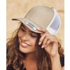 Kšiltovka 6 panelová Trucker Retro s oblým kšiltem Flexfit