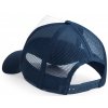 Dětská 5 panelová Trucker síťovaná kšiltovka s oblým kšiltem zadní pohled