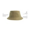 GEO KHAKI BUCKET RECYCLED POLYESTER TECH INFO GEOBKA