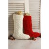 Vánoční ponožka Noel Sock cable patterned