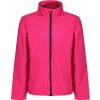 Pánská jednoduchá softshellová bunda růžová
