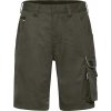 Pánské funkční pracovní kraťasy z velmi odolného, robustního materiálu olivová