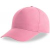 Dětská pevná kšiltovka s 5 panely Recy Five růžová