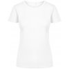 Dámské kvalitní tričko ležérního střihu vyšší gramáže z Bio bavlny bílá