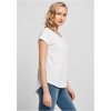 BY036 Dámské tričko s delším zadním dílem z slubové příze