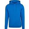 Pánská mikina přes hlavu s kapucí modrá kobaltová