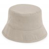 Dětský bavlněný klobouk s ochranou proti slunečnímu záření písková