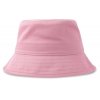 Dětský klobouk z Bio bavlněného kepru růžová