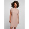 Dámské pohodlné tričko šaty ležérního střihu se stojáčkem BY101