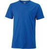 Přiléhavé pánské tričko modrá cobalt