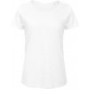 Dámské tričko ze slubové příze ženského střihu bílá