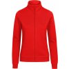 Dámská pracovní mikina na zip se stojáčkem EXCD červená