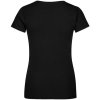Dámské kvalitní jemné tričko s výstřihem do V černý