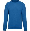 Pánská raglánová mikina z bio bavlny K480 Modrá oceánova