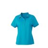 Extrémně pohodlná dámská funkční polokošile tyrkysová