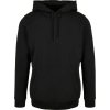 Pánská mikina přes hlavu s kapucí BB001 do 7XL černá