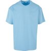Pánské silné oversize tričko BY102 baltic blue