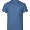 Pánské tričko z kvalitního materiálu, dvakrát předsrážené česané bavlny vyšší gramáže modrá oceánová