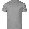 Pánské tričko z kvalitního materiálu, dvakrát předsrážené česané bavlny vyšší gramáže šedý melír