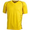 Dětské týmové sportovní tričko žlutá