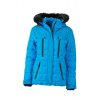 Dámská zimní prošívaná bunda modrá