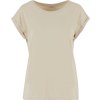 Dámské tričko s padlými rukávy NM007 písková