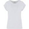 Dámské tričko s padlými rukávy NM007 bílá