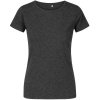 Dámské vypasované tričko X.O. černý melír