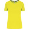 Dámské sportovní tričko ProAct z recyklovaného polyesteru PA4013 fluo žlutá