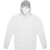 Pánská, unisex mikina s kapucí Hoodie bílá