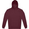 Pánská, unisex mikina s kapucí Hoodie vínová