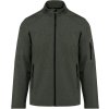 Pánská 3-vrstvá softshellová bunda K401 zelená opuka