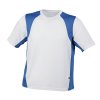Pánské běžecké tričko s materiálem Topcool bílá modrá