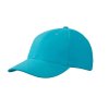 6 panelová klasická kšiltovka s vyztuženým čelem tyrkysová