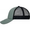 5 panelová trucker kšiltovka s polyesterovou síťovinou šedá tmavá černá