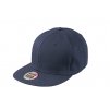 Trendy snapback kšiltovka ve vyšším profilu a rovným kšiltem navy