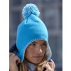 Čepice Knitted Cap with Pompon