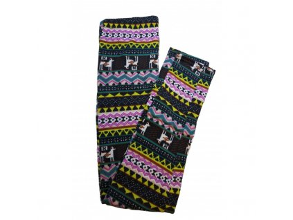 Dámské bokové vzorované legíny Ellasun AA02024